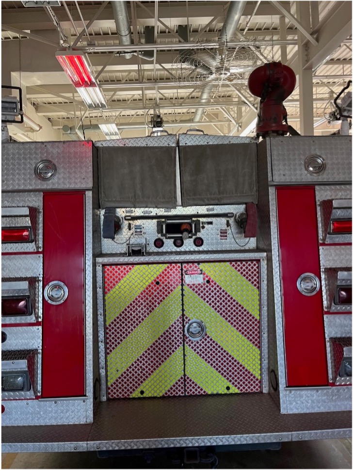 Exterior Rear-view of 1991 Toyne Fire Engine